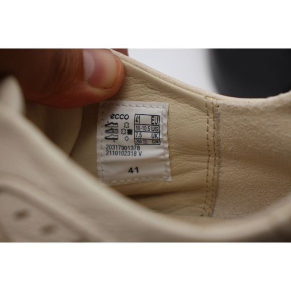 ECCO Chunky Leather Tie Women's Size 41 Casual Sneaker Shoes - Picture 3 of 12